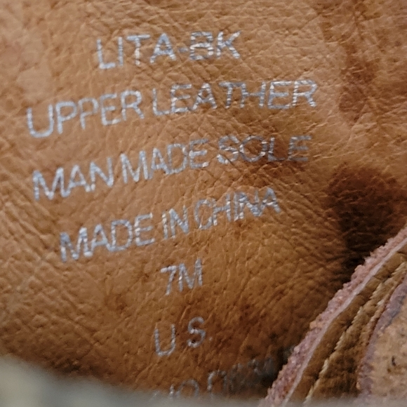 Jeffrey Campbell Lita Platform Heeled Lace Up Bootie Size 7 - Picture 8 of 9